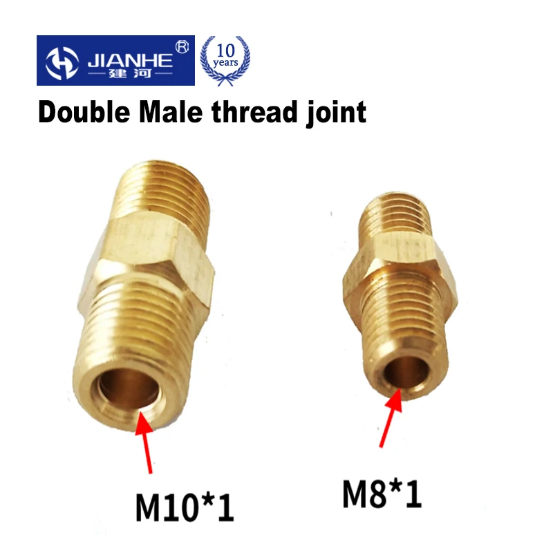 Фото JSW M8 * 1 M10 R 1/8 двойной мужской резьбовой шарнир/трубный шарнир/Аксессуары для JSW M8 * 1 M10 R 1/8 двойной мужской резьбовой шарнир/трубный шарнир/Аксессуары для