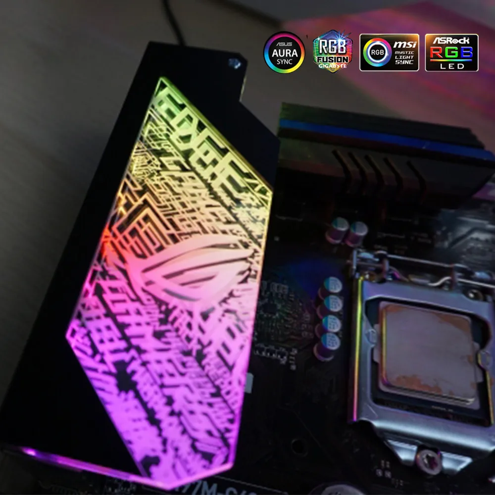 Материнская плата сделай сам RGB 5 В/12 В с подсветкой IO персонализированная