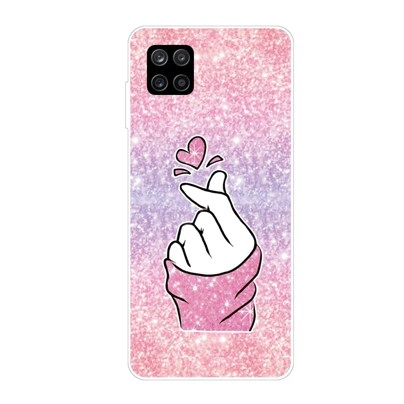 Чехол для Samsung Galaxy A12 чехол телефона Силиконовые Мягкие ТПУ чехлы задней панели 2019