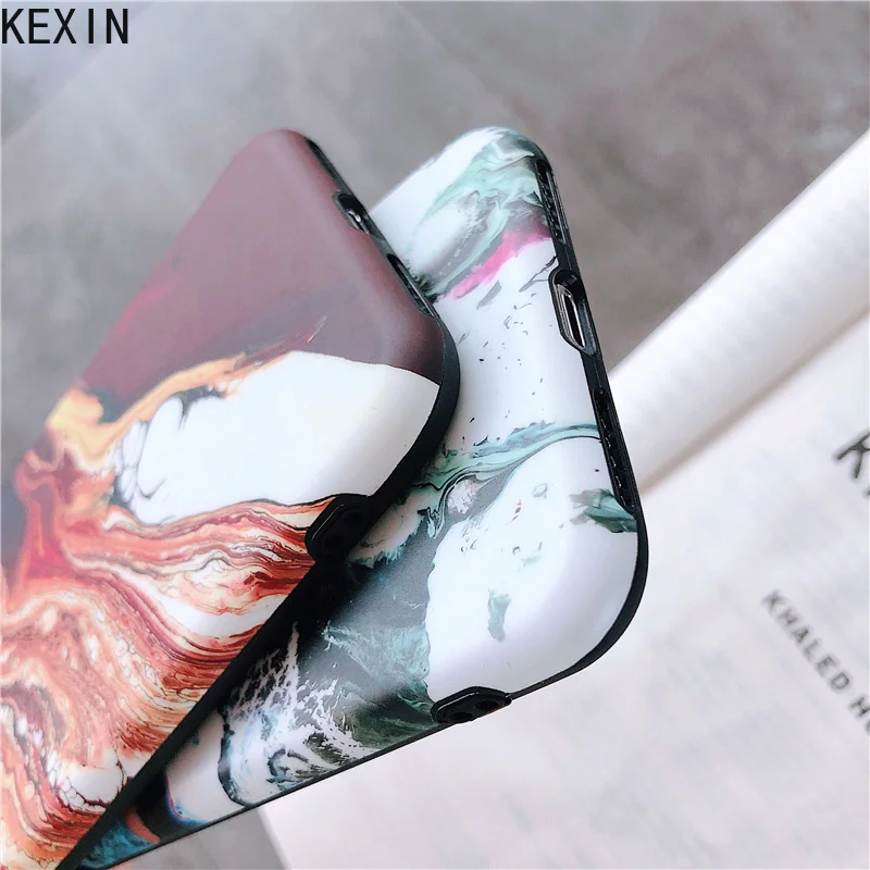 Kexin для Huawei P30 Mate 20 Mate10 P20 Pro Чехол мраморный дизайн чехол Honor 10 v20 Nova 4/3i мягкий