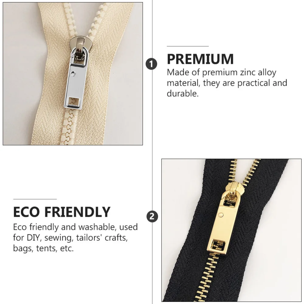 

20pcs Multifunctional Zipper Pullers Zinc Alloy Zipper Handles for Bag Luggage