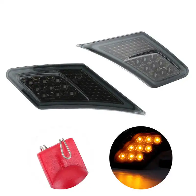 Пара Светодиодный Боковой габаритный указатель поворота светодиодные боковые
