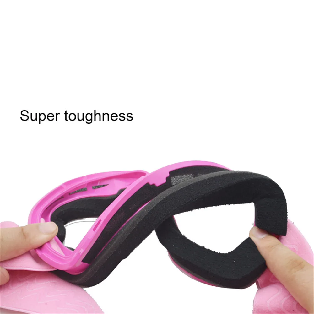 Лыжные очки двухслойные UV400 Анти туман большая Лыжная маска для катания на лыжах