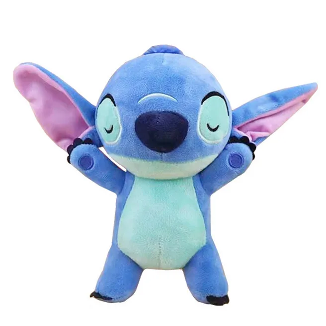 Stitch Cuddleez лежа Спящая Marie Cat Медведь Lotso слон Ститч плюшевые игрушки милые мягкие животные детские игрушки для детей - Цвет: Stitch