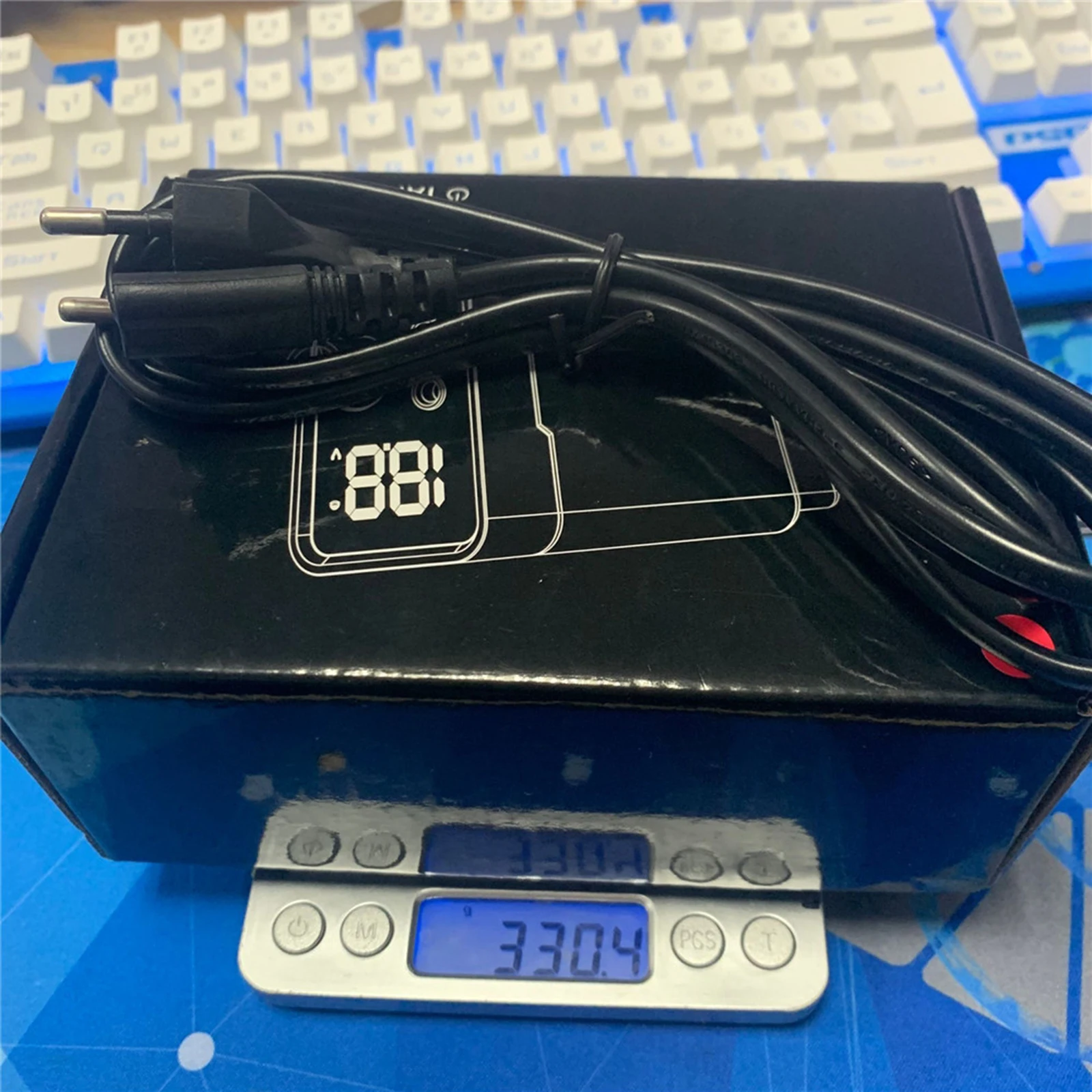 

Professional Digital LED Rotary Machine Power Supply with UK Plug Cable