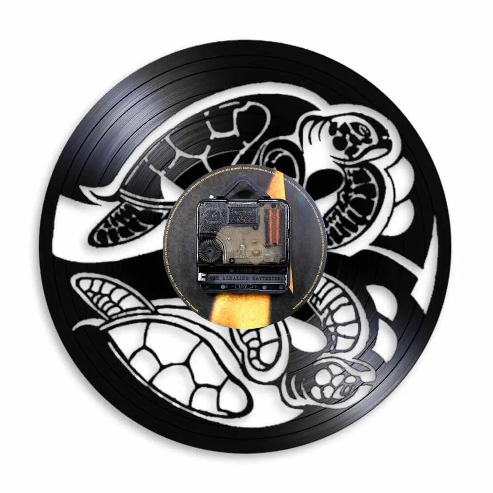 Пляжные часы морская черепаха амфибин животные домашний декор настенные летняя