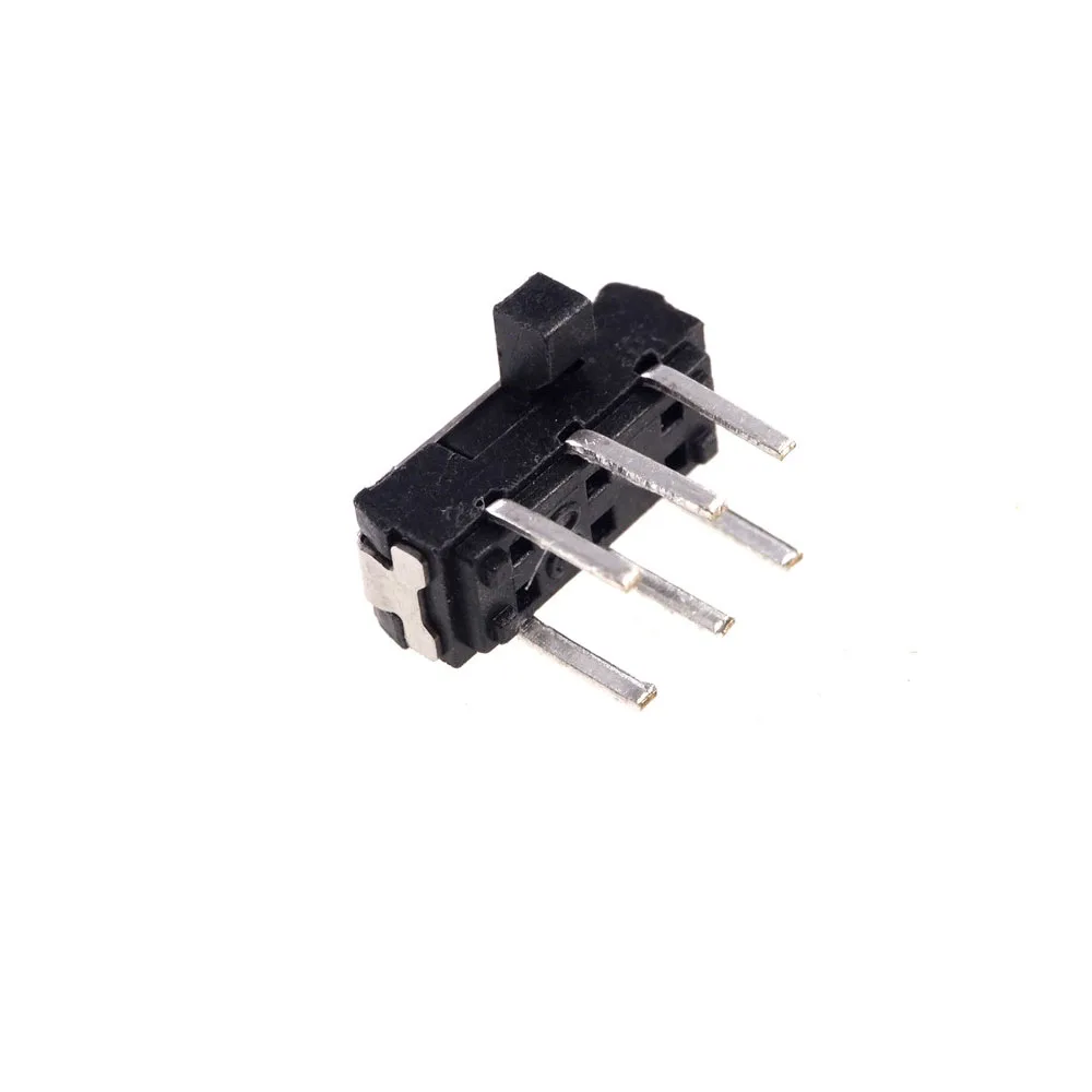 10 шт. миниатюрный ползунковый переключатель 6 Pin 2P2T DPDT ON правый угол сквозное