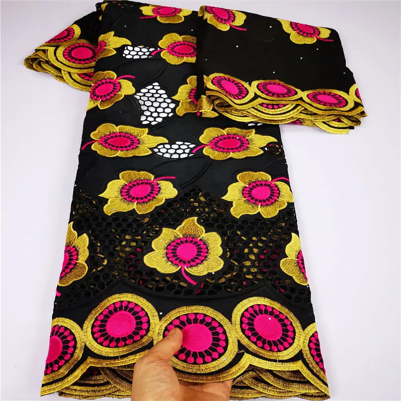 

African Dry Lace Fabric High Quality Dubai Cotton Fabric Swiss Lace Fabric White Swiss Voile Lace In Switzerland For Dress