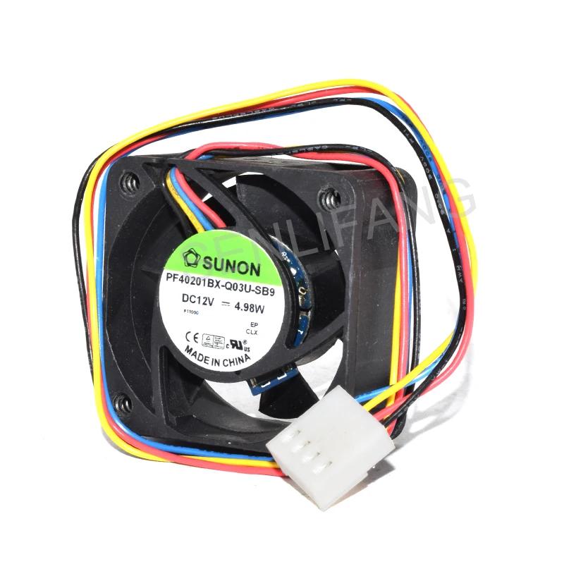 Новинка для охлаждения SUNON PF40201BX-Q03U-SB9 AC/DC 12V 4,98 Вт 40x40x20 мм 4-провод Сервер охлаждающий вентилятор