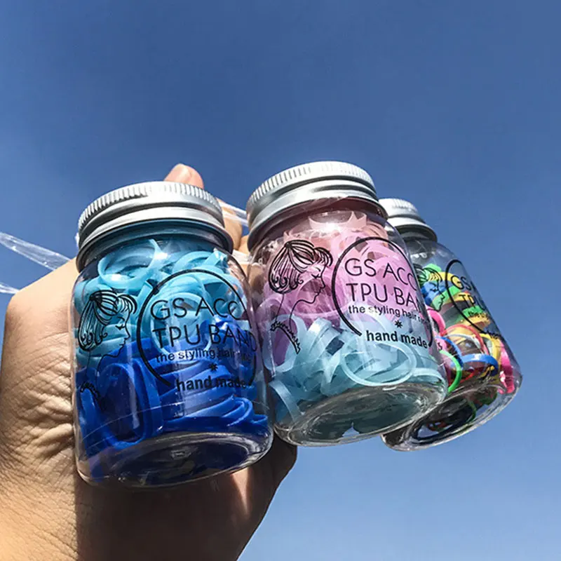 Резинка для волос детская ярких цветов 120 шт./коробка |