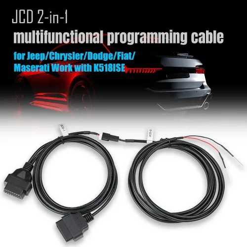 

Lonsdor JCD 2 в 1 Многофункциональный Кабель для программирования для Jeep/Chrysler/Dodge/Fiat/Maserati работать с K518ISE