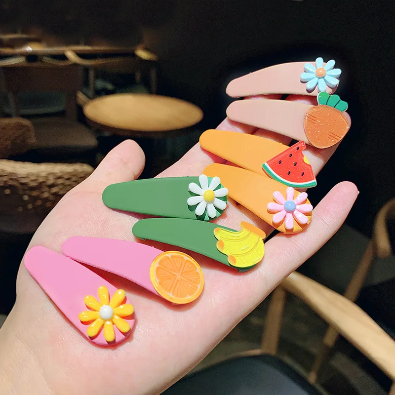 

Fruit strawberry color bb clip fairy broken clip hair top clip bang contracted atmosphere quality Xuan dish hair