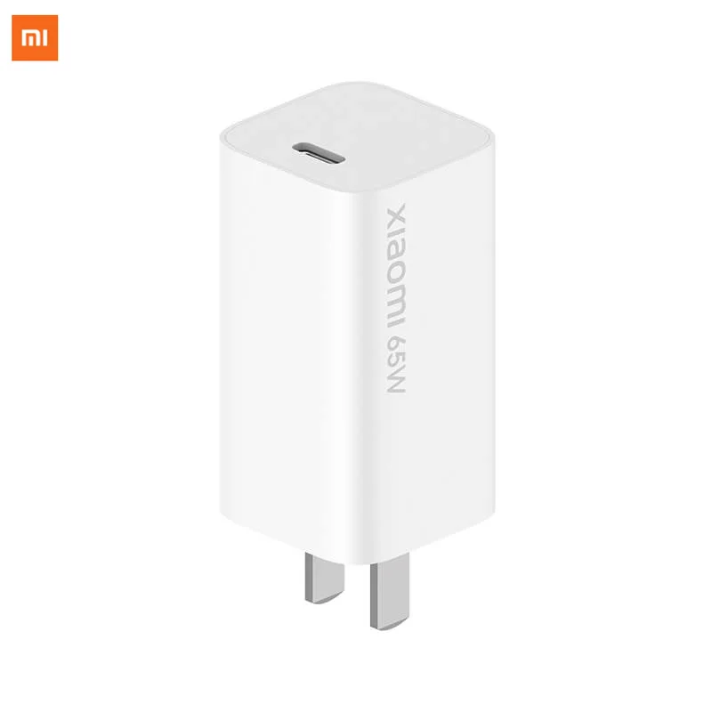 Зарядное устройство Xiaomi Mi GaN для смартфонов быстрой зарядки 65 Вт Тип C PD 5 В 9 12 15 = 3 А