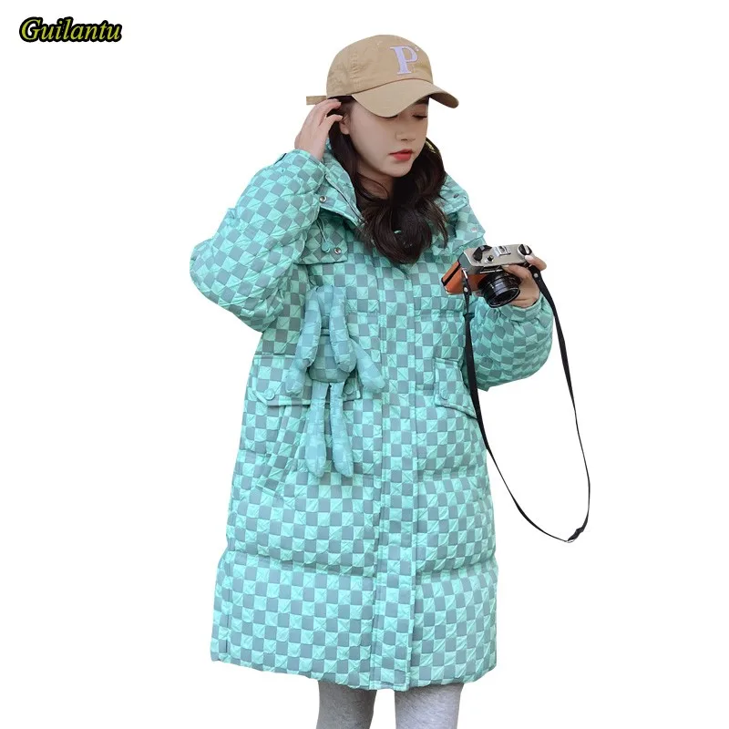 

Guilantu 2022 Winter Jacket Parka Women Thick Down Cotton Padded Bubble Coat Female Plus Size Casual Long Overcoat Hooded Parkas