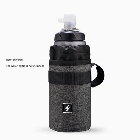 Sahoo 750 мл велосипедная бутылка для воды на руль, изолированная сумка для бутылки с водой, держатель, чайник, охлаждающий пакет, переноска для гидратации напитков