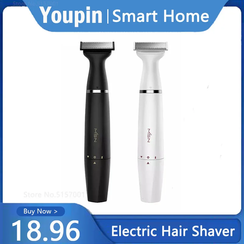 

Youpin MSN Electric Hair Shaver Waterproof Dry & Wet Razor Body Leg Armpit Hair Eyebrow Trimmer Men Shaving Machine Face Care