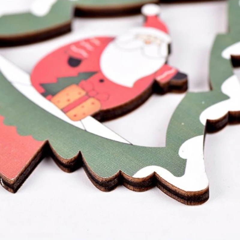 

Новый кулон в виде рождественской елки, деревянный кулон с рисунком, новый год, Рождество