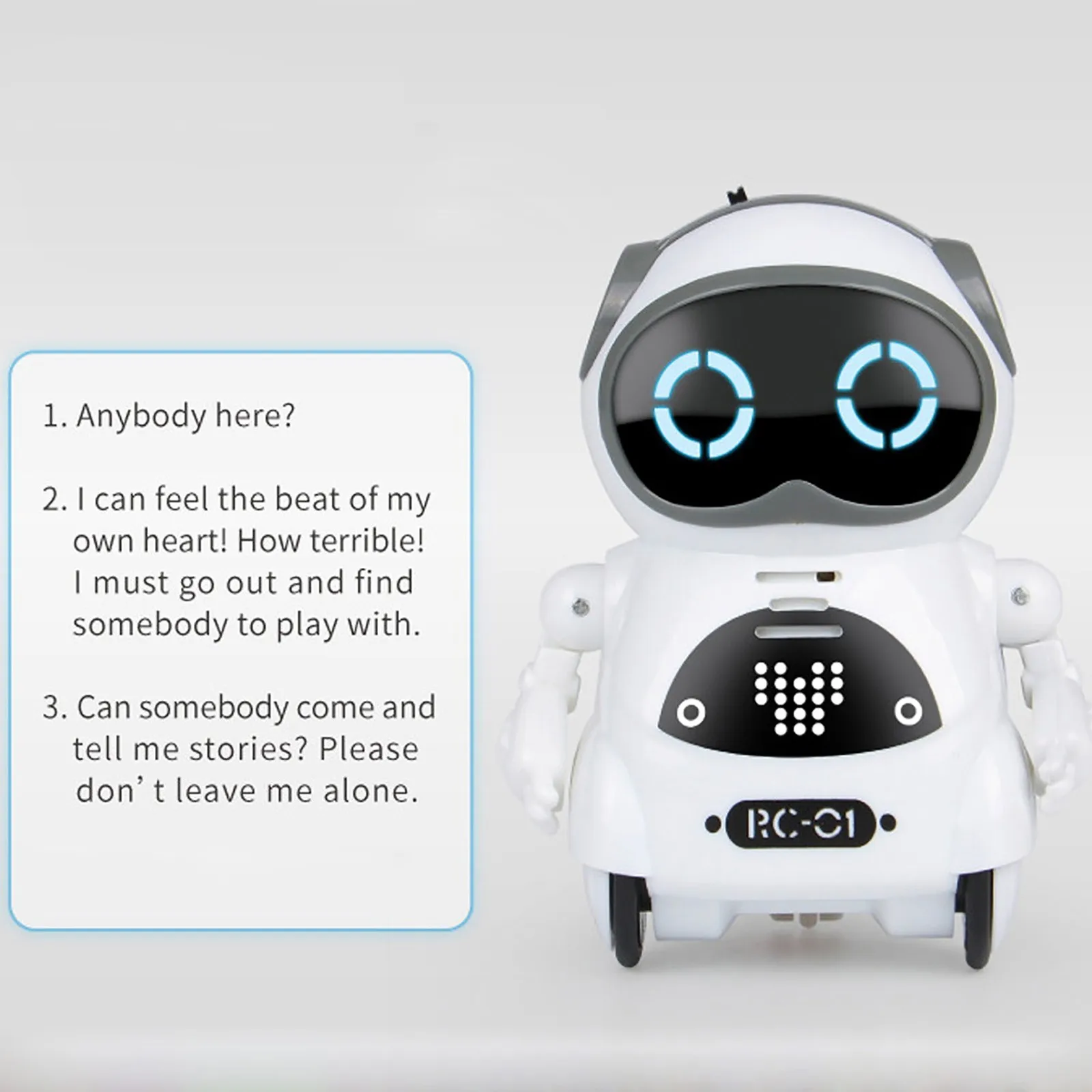 RC Robots Speech Dialogue Sensing Multi-function Music Remote Control Smart Mini Alloy Robot Kids Fidget Toys for Gifts | Игрушки и