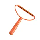 Скребок для коврового покрытия, портативная Бритва для ворса, средство для удаления ворса для одежды, Ручная двусторонняя Бритва для одежды, оранжевая Бритва для ворса