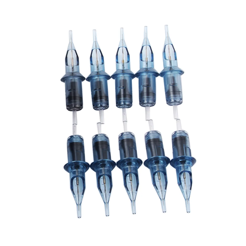 Одноразовые 10 шт Перманентный макияж тату картридж иглы Rl/Rm/M1/Rs подводка для глаз