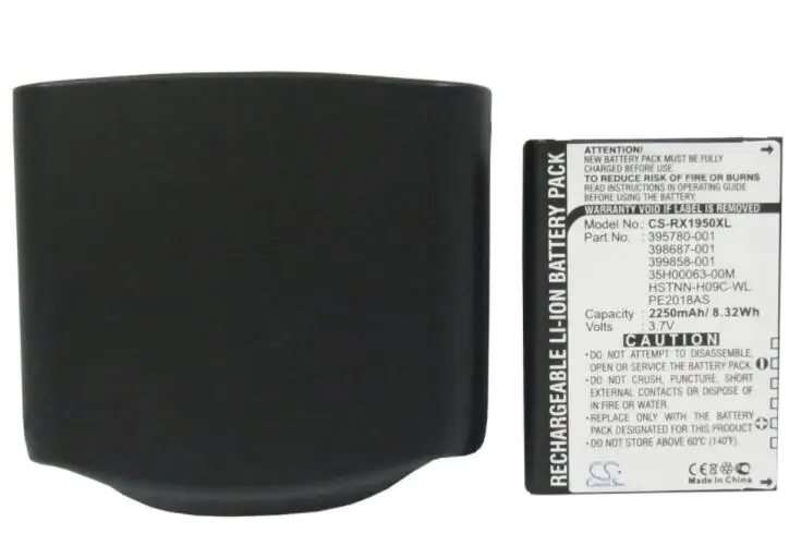 Аккумулятор cameron sino 2250 мАч для HP iPAQ RX1900 RX1950 RX1955 35H00063 00M 395780 001 398687 399858 001|Цифровые