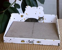corrugated pet cat scratch board rectangular litter large box supplies