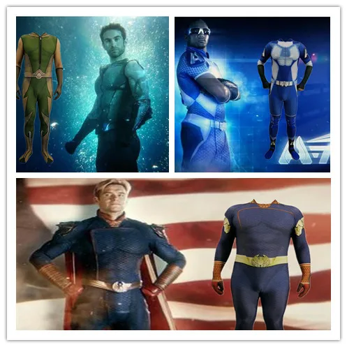 Комбинезон для косплея мальчиков Сезон 1 комбинезон Homelander с а-образным вырезом