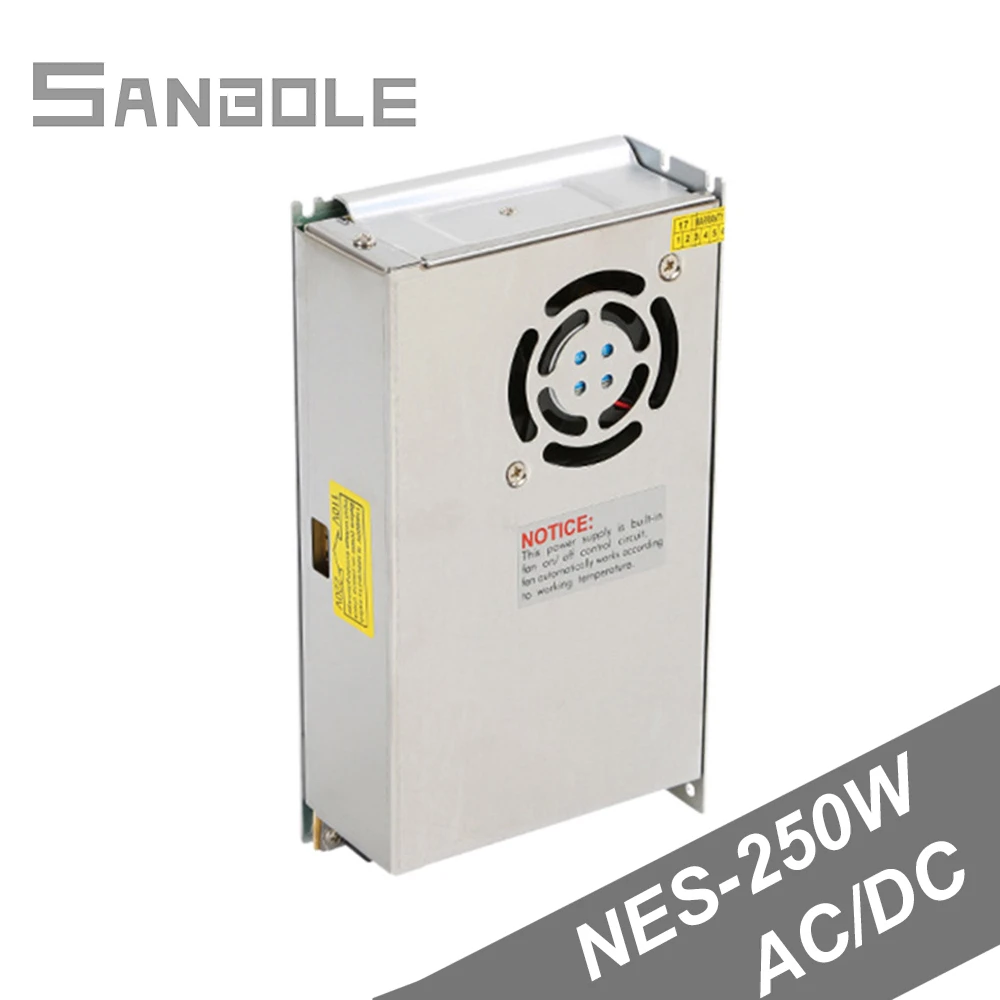 NES-250-12 импульсный источник питания небольшого объема 250 Вт 12 В 20 А/24 10 А в