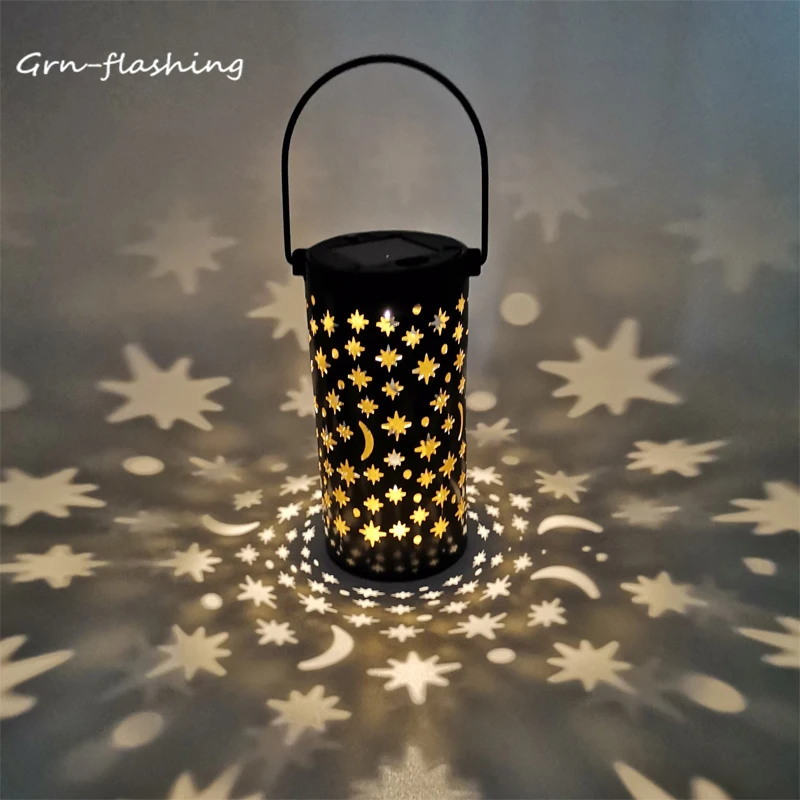 

Solar LED Light Waterproof Outdoor Solar Lamps Star Moon Hollow Decoration Lights Lawn Lamp Street Sunlight Yard Ligh