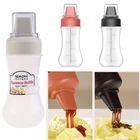 Бутылочка для приправ, 5 отверстий, с герметичной прозрачной крышкой, диспенсер для майонеза, соуса