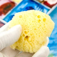greece natural sponge watercolor gouache paint water absorbent sponge 4 7cm for painting drawing art supplies