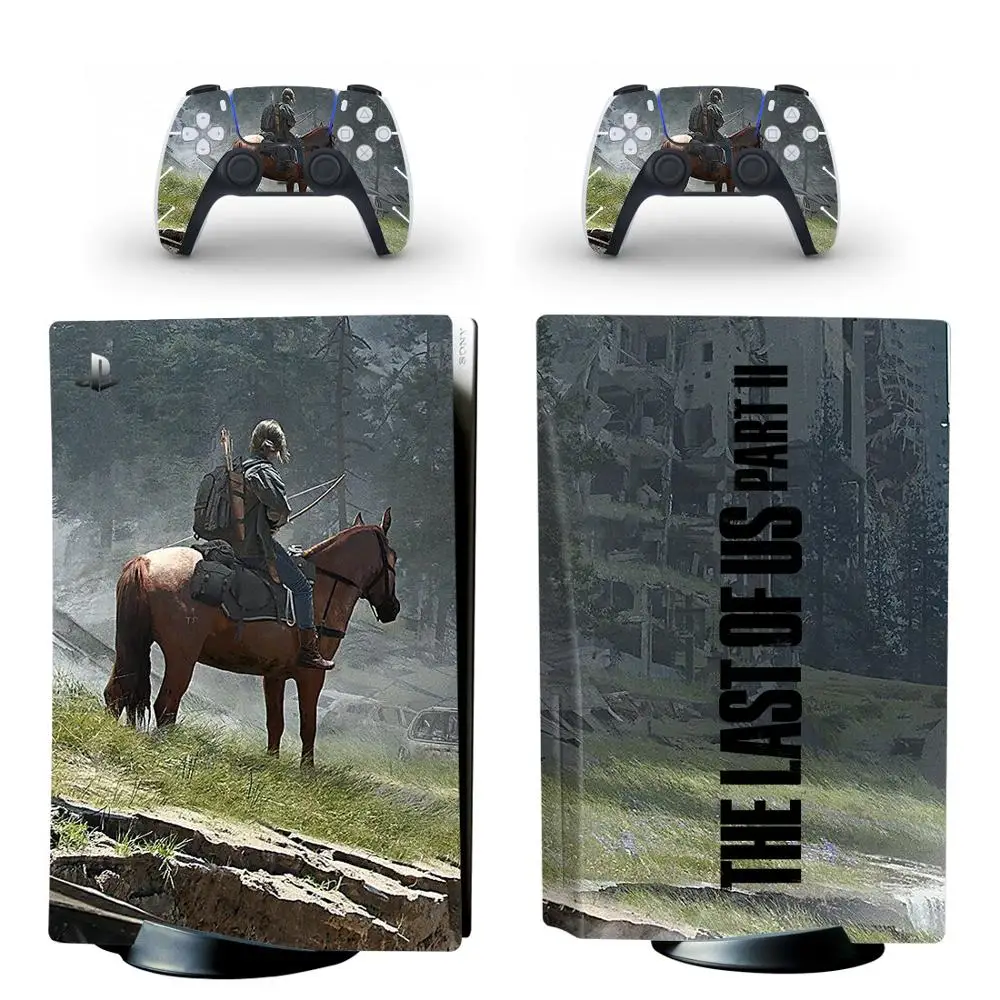 Наклейка The Last of Us Part 2 PS5 Standard Disc Skin наклейка для консоли PlayStation 5 и контроллеров Disk