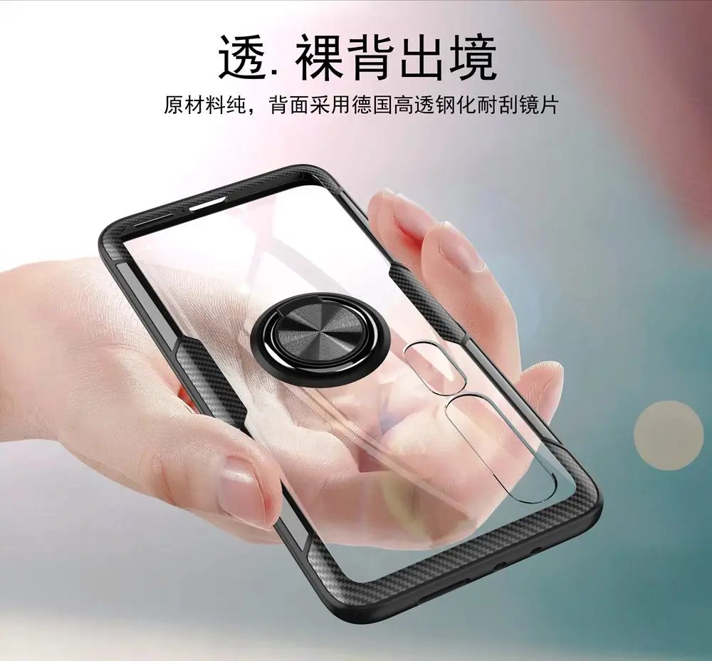 Clear Acrylic Case For Xiaomi Mi 10 12 Pro 10S 11 8 9 SE Lite 9T 10T Pro 12X 10TPro 10Pro 12Pro Cover Ring Hard Case