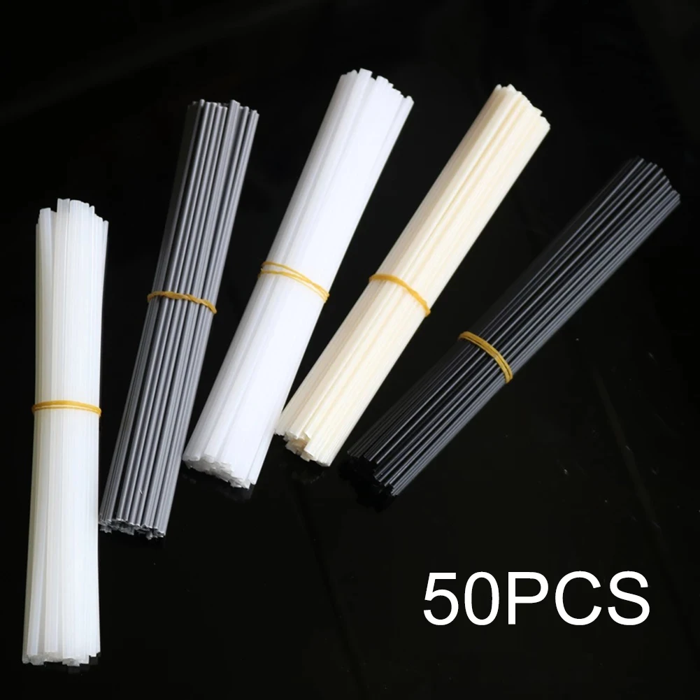 

50 Pcs Plastic Welding Rods Bumper Repair ABS/PP/PVC/PE Sticks 200mm Welder Tools For Welding Equipment Accessories