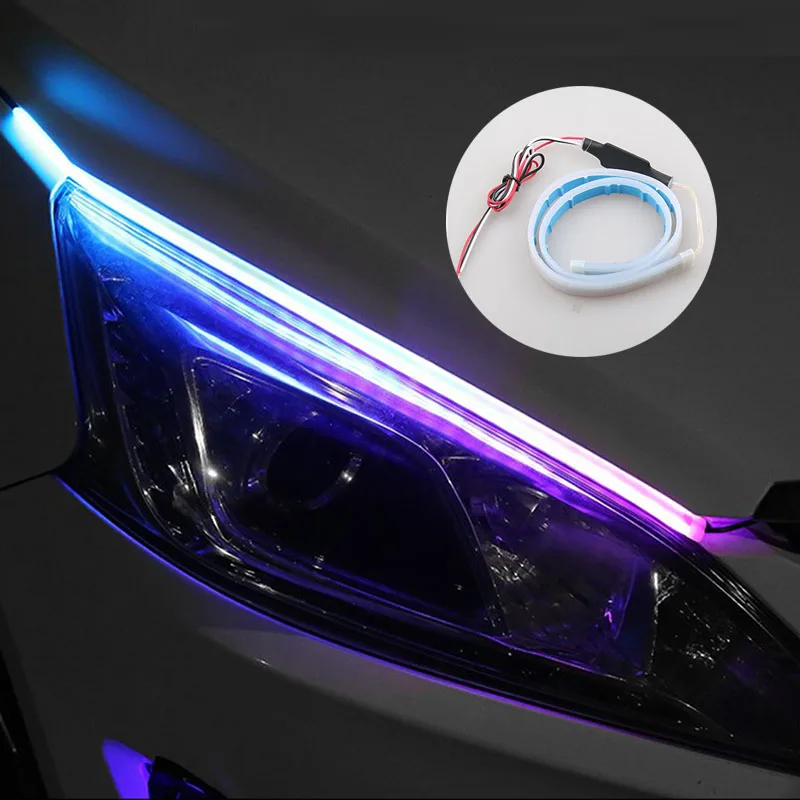 

2 шт., Ультратонкие светодиодные дневные ходовые огни для Kia Rio K2 K3 K5 K4 Cerato,Soul,Forte,Sportage