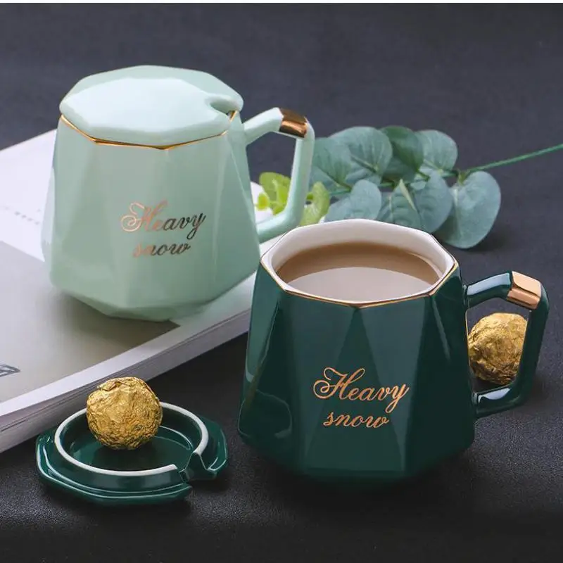 Новинка 2020 кофейная чашка из керамического материала модная Подарочная для