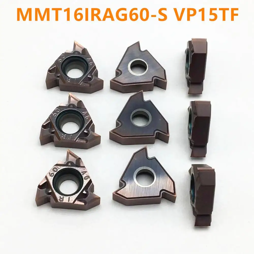 10 шт. MMT16IR AG60 S VP15TF карбидная вставка резьба токарный Фрезерный инструмент ЧПУ MMT