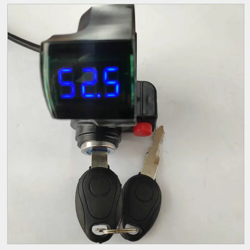 12-100 в finger thumb shifter ускоритель с цифровым дисплеем и замком/ключом для электрического велосипеда скутер mtb трехколесный индикатор батареи