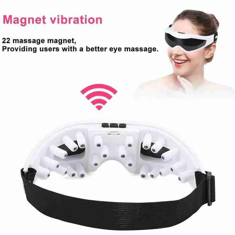 

Electric Eye Massager Wrinkle Fatigue Relieve Eye Vibration Relax Glasses Compress Therapy Hot Eye Massage L1J3