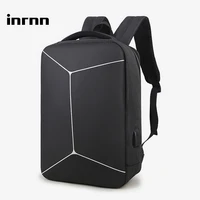 inrnn fashion men backpack college schoolbag for teenager male anti theft backpacks waterproof travel bag laptop bagpack mochila