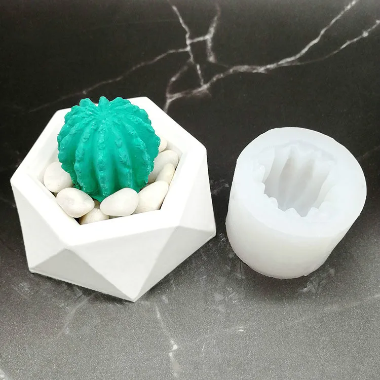 Силиконовая форма для кактуса ароматический гипсовый сделай сам выпечки мыла