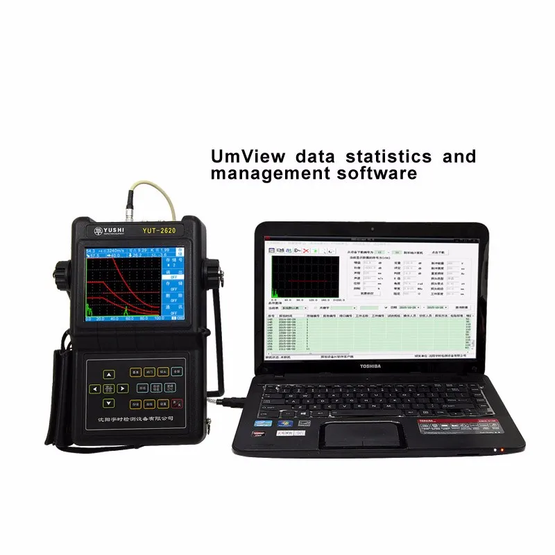 

YUSHI YUT2600 Digital Portable Industrial Metal Ultrasonic Flaw Detector NDT