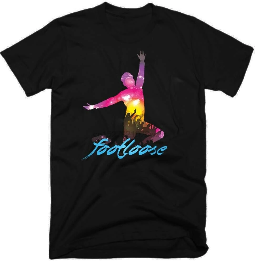 FOOTLOOSE 1984DRAMAMUSICROMANCEOLD moviesives S-5XLMENS футболка G0690 | Мужская одежда