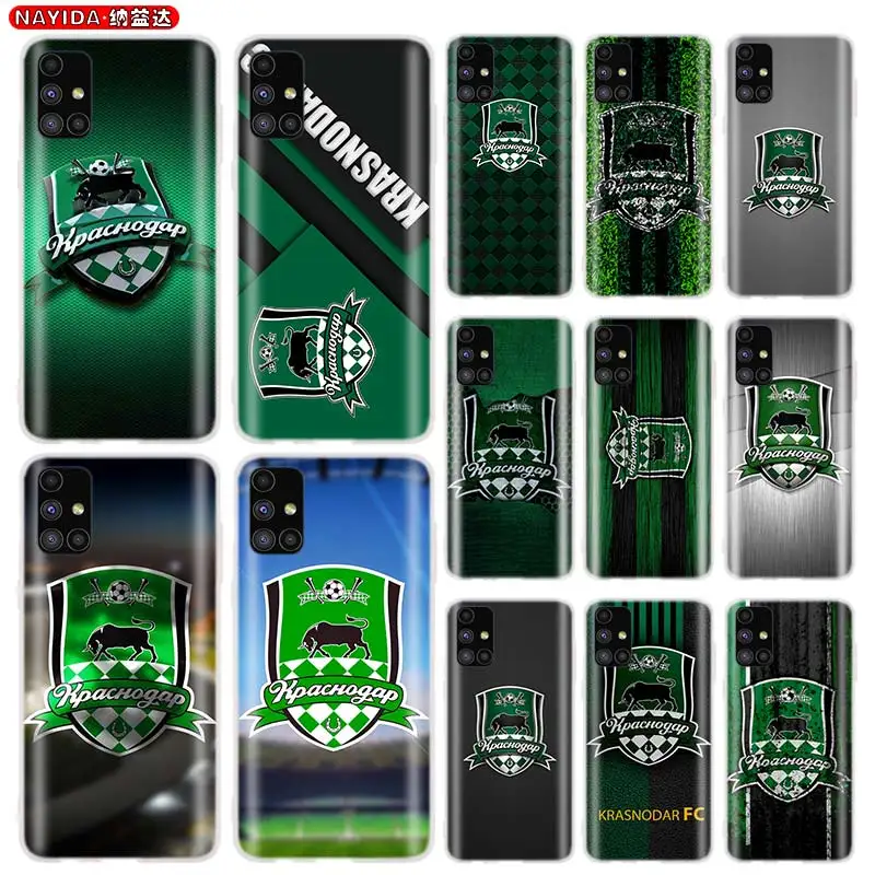 

football team FC Krasnodar Case For Samsung A51 A10 A10S A11 A20 A20S A20E A30 A30S A40 A40S A50 A60 A70 A70S A80 A90 A21 A31