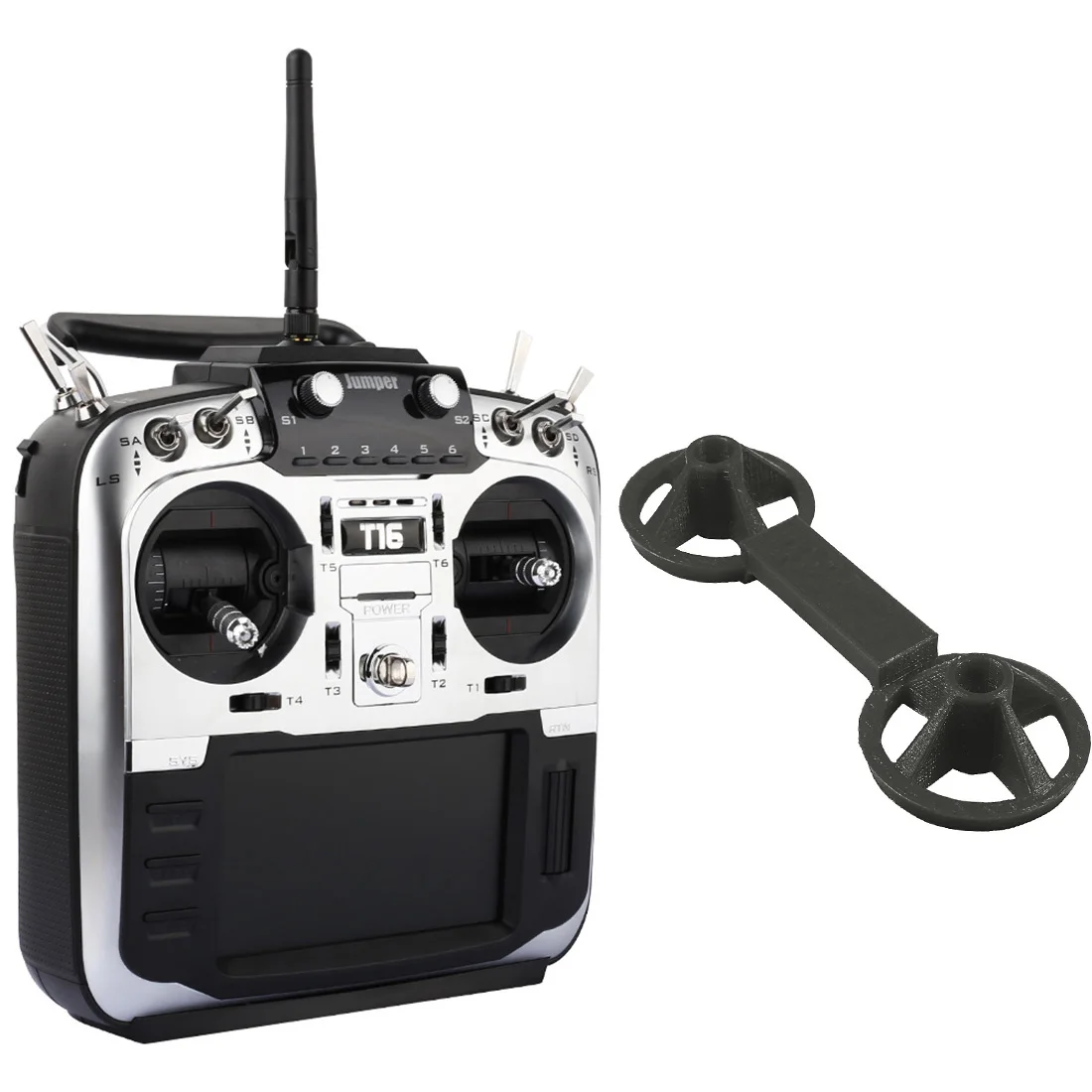M2 Black Cover Jumper T16 pro T16 Plus Hall Gimbal с открытым исходным кодом мультипротокол радиопередатчик JP4-in-1 радиочастотный модуль 2,4G 16CH пульт дистанционного управления - Цвет: M2 Black Cover