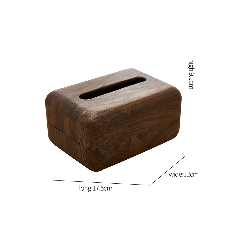 

Resin Tissue Box Napkin Paper Box Desktop Baby Wet Tissue Holder Storage Box Paper Holder Household Dust-proof with Cover