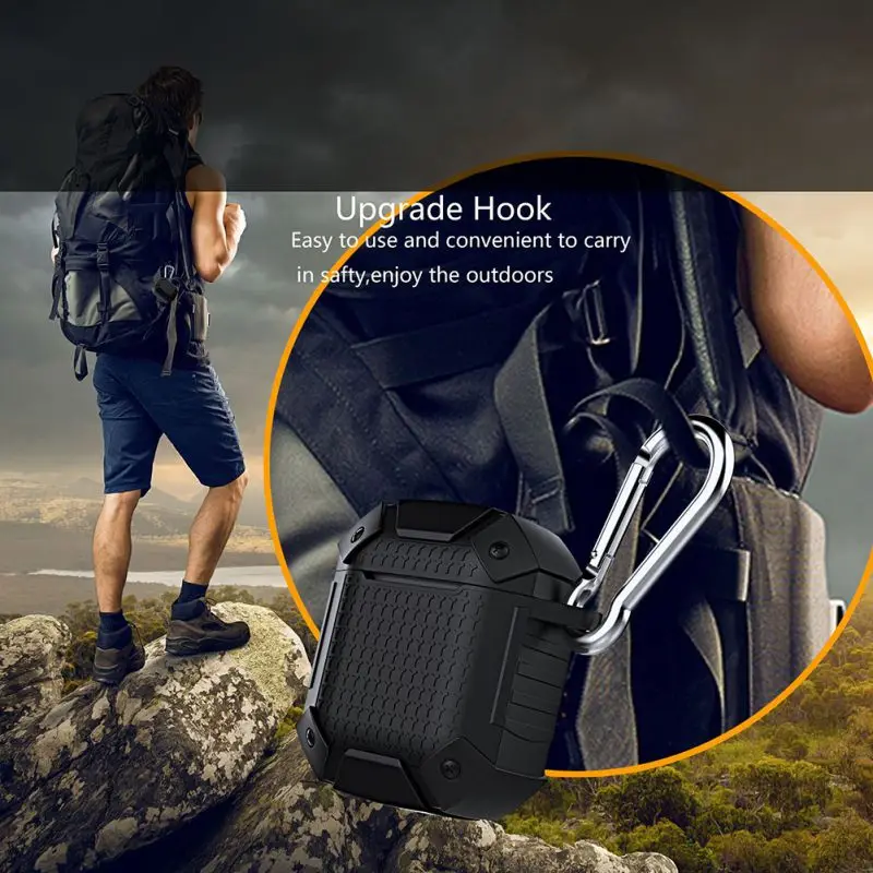 Продвинутая защита Airpods портативный нескользящий чехол с защитой от пота для