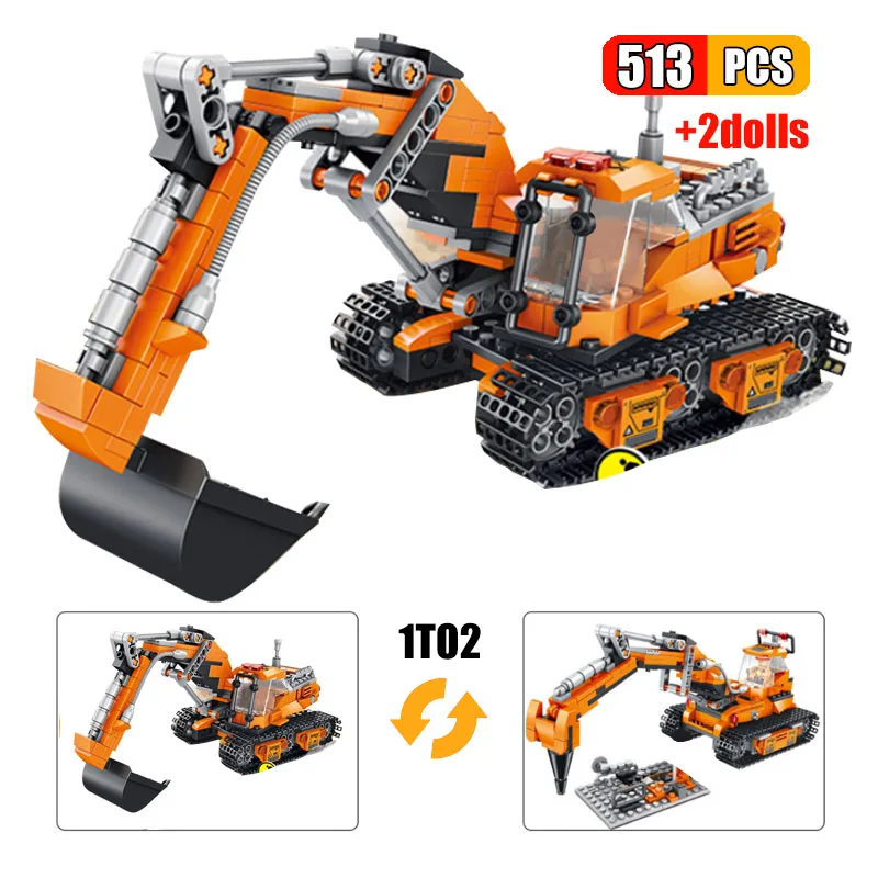 Строительная техника для города строительный блок рабочий экскаватор бульдозер