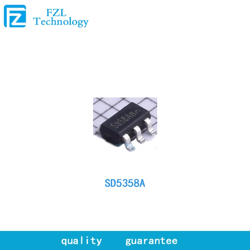 Чип защиты аккумулятора SD5358A оригинальный аутентичный 10 шт.|Интегральные схемы| |