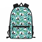 Детские школьные ранцы для женщин, рюкзак для ноутбука с принтом милой панды для подростков, детские школьные портфели